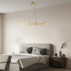 MAYTONI Lampa wisząca Halo 40W LED 1400lm 2600-3500K 80 CRI  MOD244PL-L50BSK