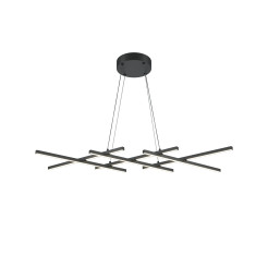 MAYTONI Lampa wisząca Halo 40W LED 800lm 3000-4000K 80 CRI  MOD244PL-L50BK