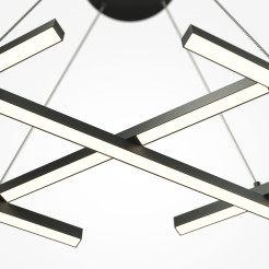 MAYTONI Lampa wisząca Halo 40W LED 800lm 3000-4000K 80 CRI  MOD244PL-L50BK