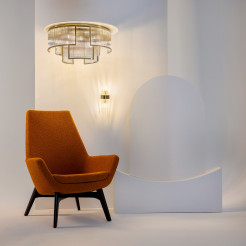 MAYTONI Lampa sufitowa Frame 60W E14 MOD174CL-06G