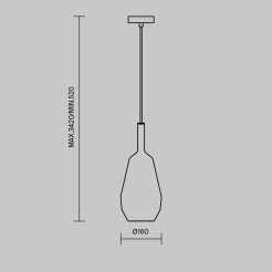 MAYTONI Lampa wisząca Duality 60W E27 MOD271PL-01B7