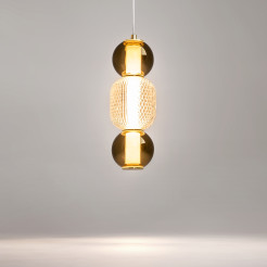 MAYTONI Lampa wisząca Drop LED 3000K 2000lm MOD273PL-L16G3K