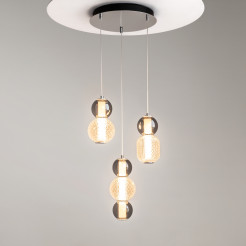 MAYTONI Lampa wisząca Drop 33W LED 4000lm 3000K 80 CRI  MOD273PL-L33CH3K