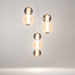MAYTONI Lampa wisząca Drop 33W LED 4000lm 3000K 80 CRI  MOD273PL-L33CH3K