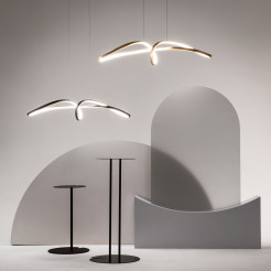 MAYTONI Lampa wisząca Curve 42W LED 2800lm 4000K 85 CRI  MOD156PL-L52G4K