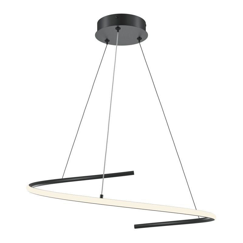 MAYTONI Lampa wisząca Curve 31W LED 1600lm 3000-4000K 80 CRI  MOD242PL-L33BK