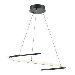 MAYTONI Lampa wisząca Curve 31W LED 1600lm 3000-4000K 80 CRI  MOD242PL-L33BK
