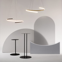 MAYTONI Lampa wisząca Curve 31W LED 1600lm 3000-4000K 80 CRI  MOD242PL-L33BK