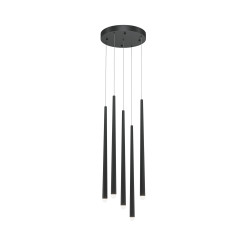 MAYTONI Lampa wisząca Cascade 31W LED 2400lm 3000-4000K 80 CRI  MOD132PL-L30BK