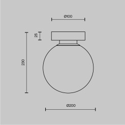 MAYTONI Lampa ścienna (kinkiet) Basic form 40W E14 MOD321WL-01B1