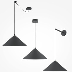MAYTONI Lampa wisząca Basic colors 40W E27 MOD167PL-01B