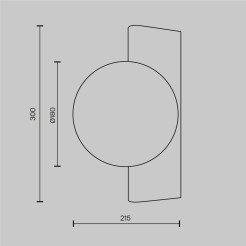 MAYTONI Lampa ścienna (kinkiet) Avantgarde 25W G9 MOD324WL-01CH