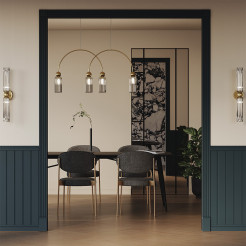 MAYTONI Lampa wisząca Antic 40W E14 MOD302PL-04GR