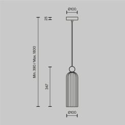 MAYTONI Lampa wisząca Antic 40W E14 MOD302PL-01W