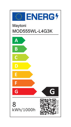 MAYTONI Lampa ścienna (kinkiet) Amulet 8W LED 360lm 3000K 80 CRI  MOD555WL-L4G3K