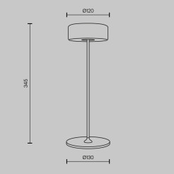 MAYTONI Lampa stołowa AI Collaboration 3W LED 120lm 2200-4000K 82 CRI Dimmable  MOD229TL-L3G3K2