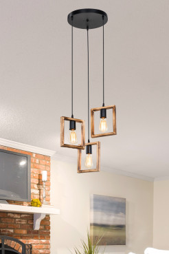 ASZ.1678 ATRIA LAMPA WISZĄCA BRĄZOWA/BROWN