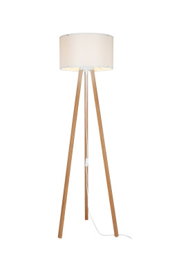 ASZ.1664 PIKO LAMPA PODŁOGOWA NATURALNA/BAMBOO-CREAM