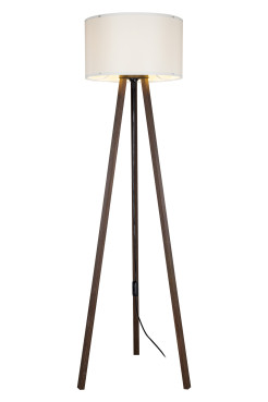 ASZ.1608 PIKO LAMPA PODŁOGOWA ORZECH/WALNUT-CREAM