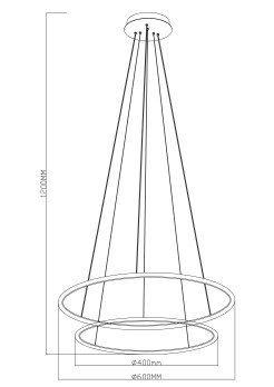 PL201004B-2BK MARSEILLE LAMPA WISZĄCA CZARNA/BLACK