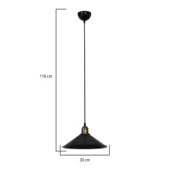 MDL.4156 MAYA LAMPA WISZĄCA CZARNA/BLACK
