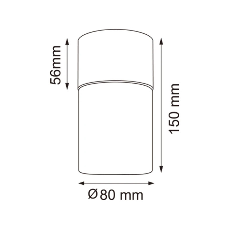 OB2221BD-1-BL VETRO LAMPA SUFITOWA CZARNA/BLACK