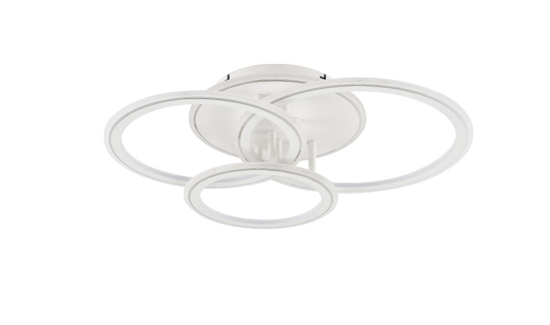 MS238130-WH LUNAR LAMPA SUFITOWA BIAŁA-CHROM/WHITE-CHROME