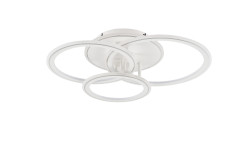 MS238130-WH LUNAR LAMPA SUFITOWA BIAŁA-CHROM/WHITE-CHROME