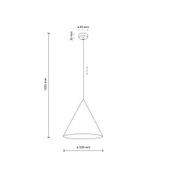 CONO PEAPOD 1XE27 L 10887