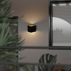 CUBE BLACK KINKIET LED IP 54 18182