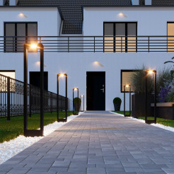 ARIUS L BLACK LAMPA PODŁOGOWA IP 54 19001