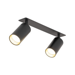 AMIS BLACK  2XGU10 PODTYNKOWY 10807