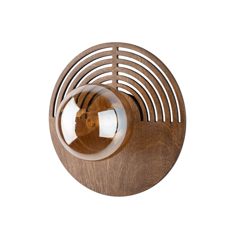 LUNAR WOOD KINKIET 1XG9  250 11013