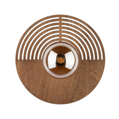 LUNAR WOOD KINKIET 1XG9  300 11014