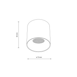 BLAZE BLACK CCT 12W 18158