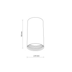 AMIS WHITE  DOWNLIGHT 10719