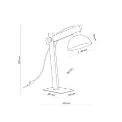 OSLO SABIA LAMPKA NOCNA 1XE27 16129