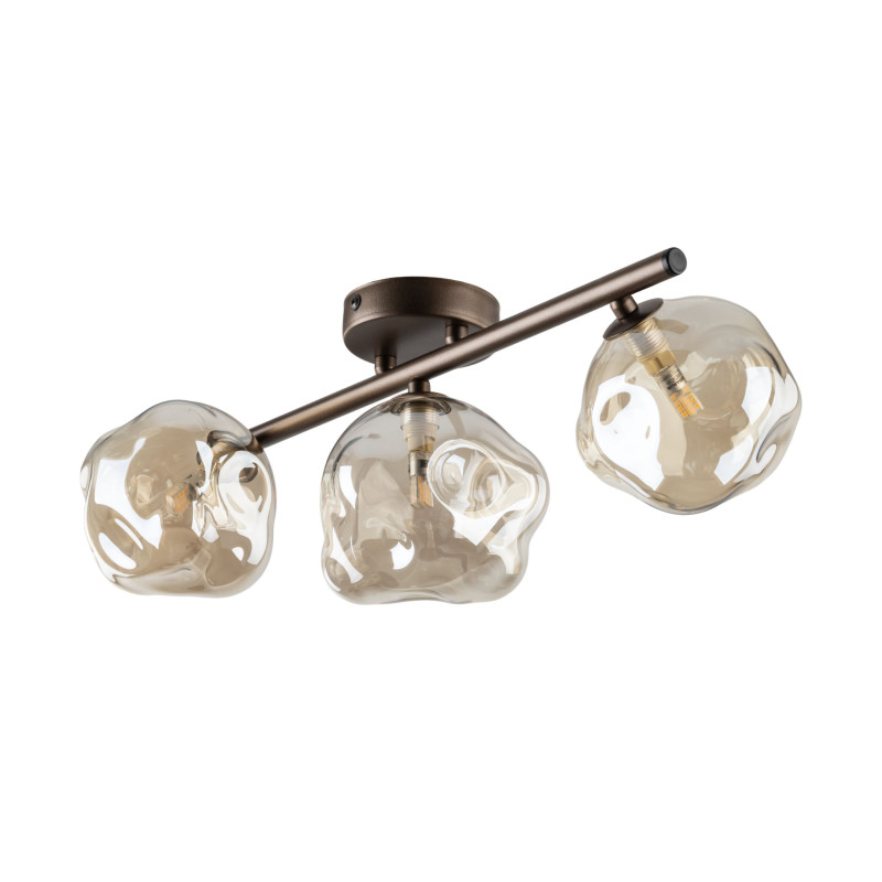 LAVA BROWN LAMPA SUFITOWA 3XG9 11035