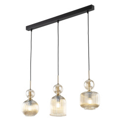SOPHIA COGNAC LAMPA WISZĄCA 3XE14 11042