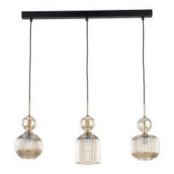 SOPHIA COGNAC LAMPA WISZĄCA 3XE14 11042