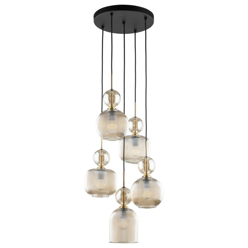 SOPHIA COGNAC LAMPA WISZACA 5XE14 11043