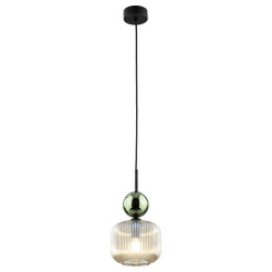 SOPHIA GREEN COGNAC LAMPA WISZĄCA 1XE14 11144