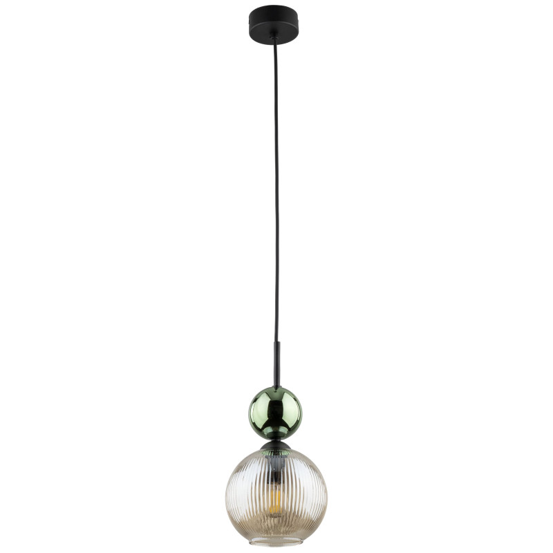 SOPHIA GREEN COGNAC LAMPA WISZĄCA 1XE14 11145