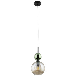 SOPHIA GREEN COGNAC LAMPA WISZĄCA 1XE14 11145
