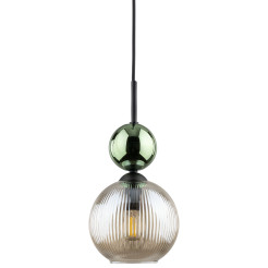 SOPHIA GREEN COGNAC LAMPA WISZĄCA 1XE14 11145