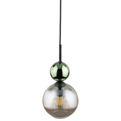 SOPHIA GREEN COGNAC LAMPA WISZĄCA 1XE14 11145