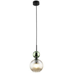 SOPHIA GREEN COGNAC LAMPA WISZĄCA 1XE14 11145