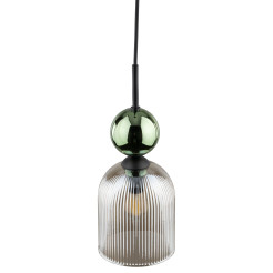 SOPHIA GREEN COGNAC LAMPA WISZĄCA 1XE14 11146