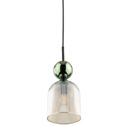 SOPHIA GREEN COGNAC LAMPA WISZĄCA 1XE14 11146