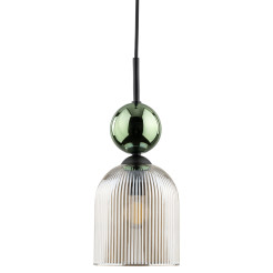 SOPHIA GREEN COGNAC LAMPA WISZĄCA 1XE14 11146
